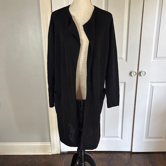 J. Crew Jackets & Blazers - J. Crew Black Trench Cardigan for Women